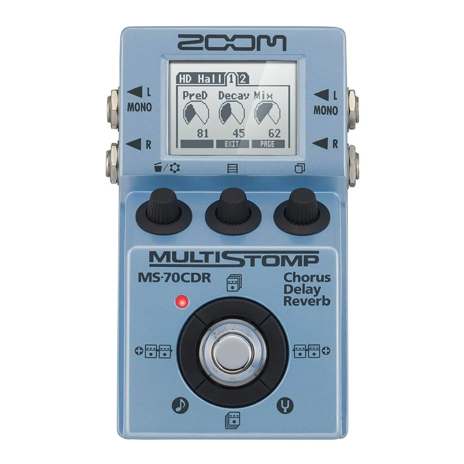 Zoom MS-70CDR Multistomp Pedal EFFECTS - NEW - PERFECT CIRCUIT