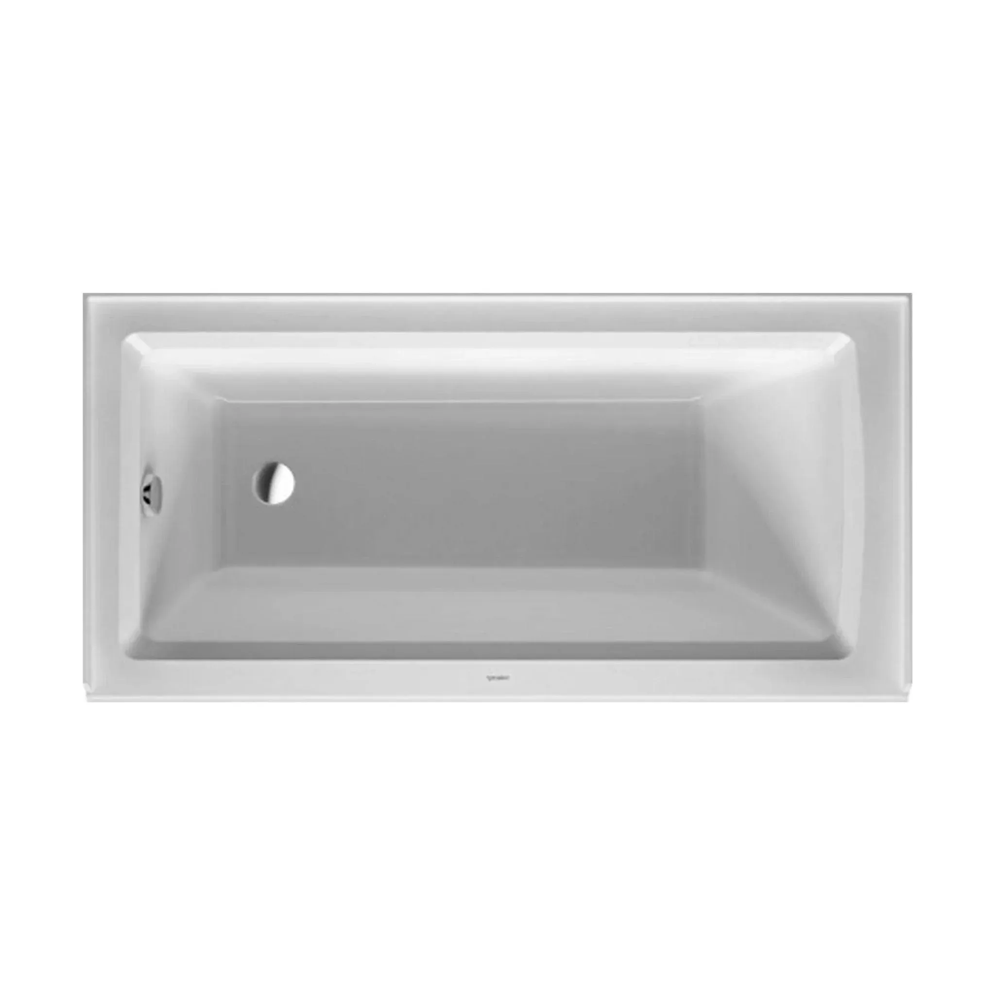 Duravit Architec Alcove Bathtub White Drain Left 60in x 30in 700356000000090