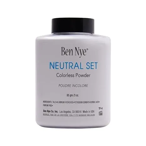 Ben Nye Classic Translucent Face Powder 3 Oz Neutral Set Face Powders