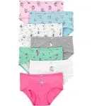 Carter's Girls' Little 7-Pack Underwear