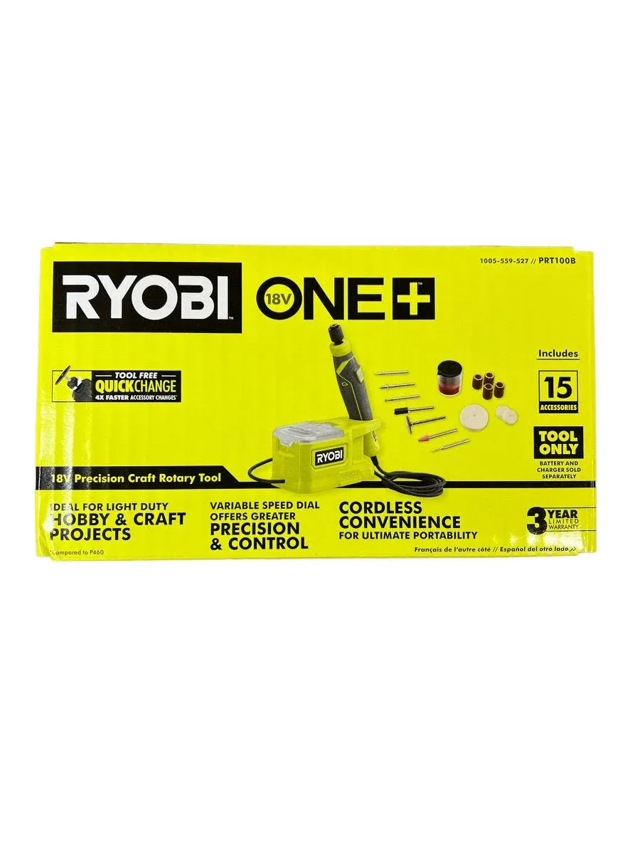 Ryobi One+ 18V Cordless Precision Rotary Tool (Tool Only)