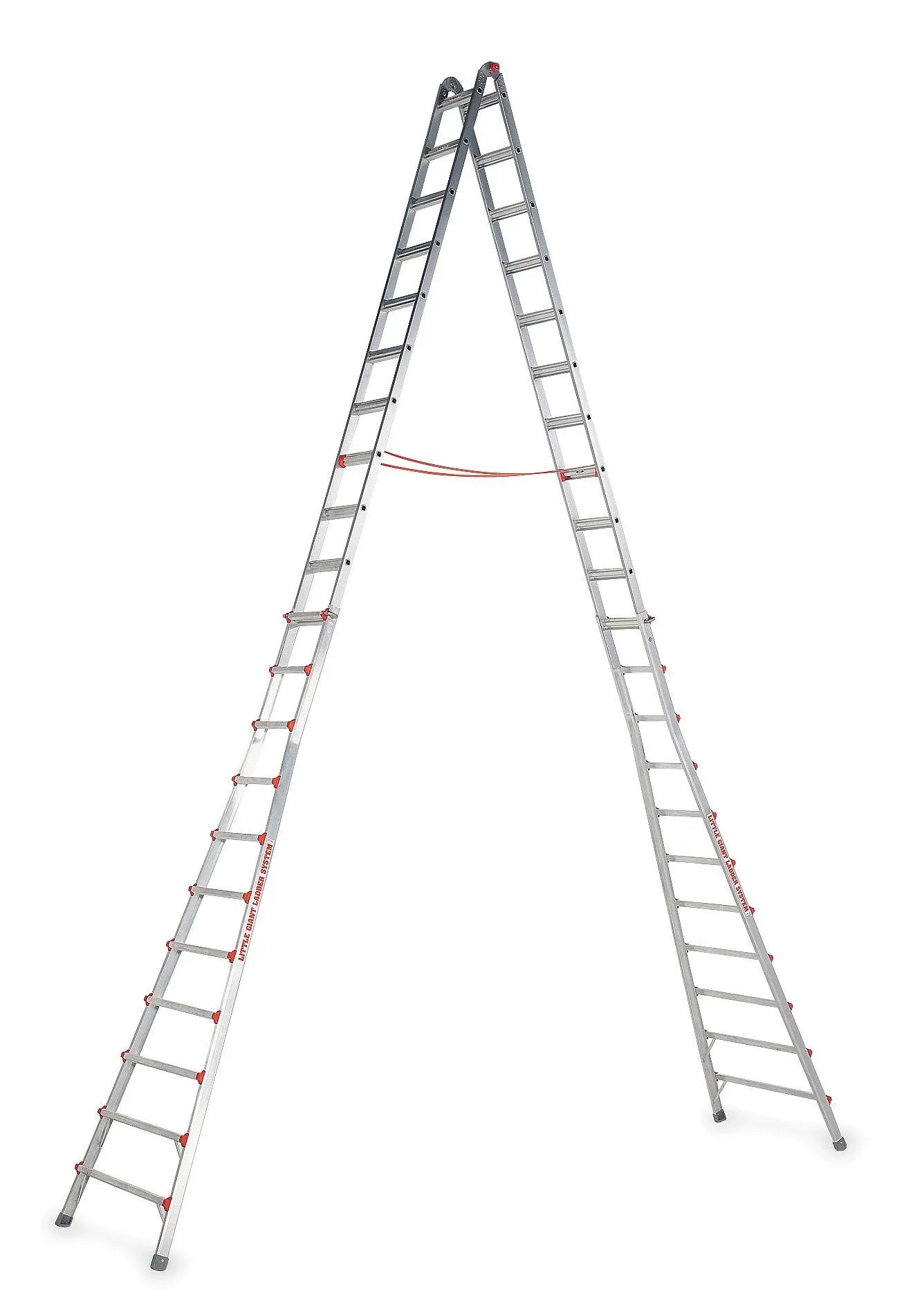 Little Giant Aluminum Skyscraper Telescoping Step Ladder 10121