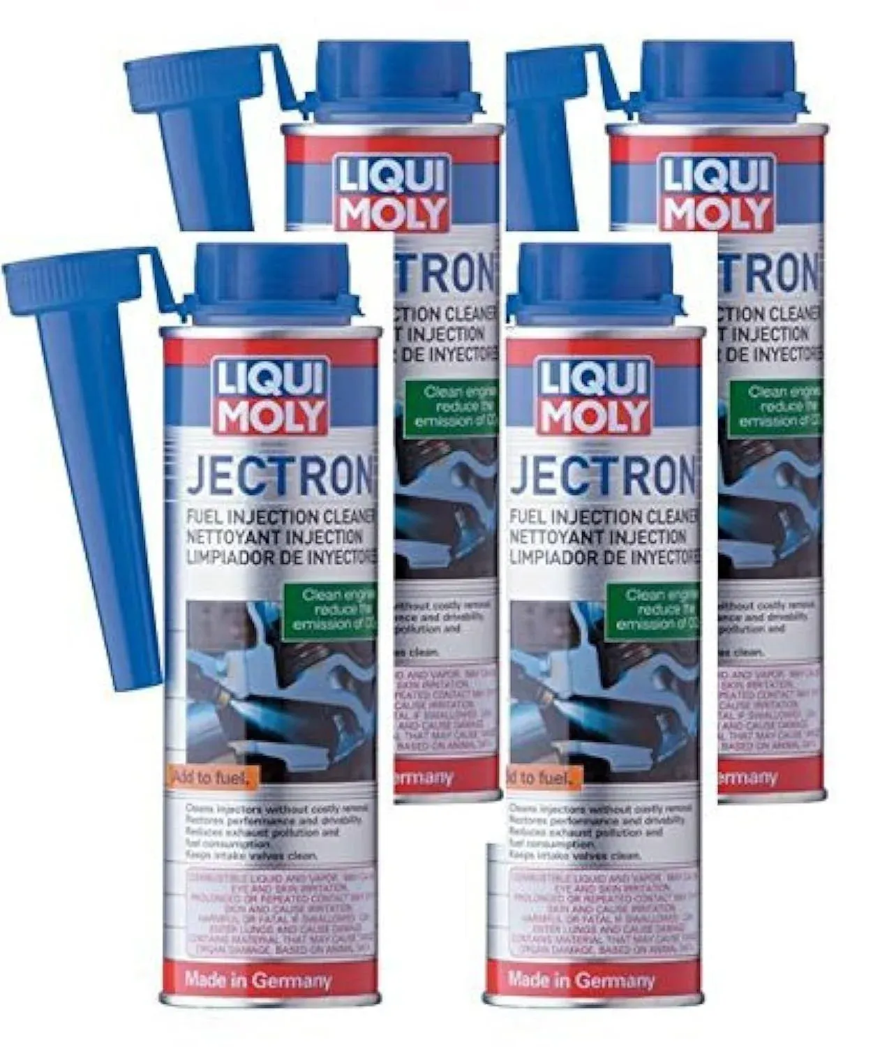 Liqui Moly Jectron Gasoline Fuel Injection Cleaner-Pk4