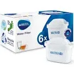 BRITA MAXTRA+ replacement water filter cartridges, compatible with all BRITA jugs -reduce chlorine, limescale and impurities for great taste - 6 Count (Pack of 1)