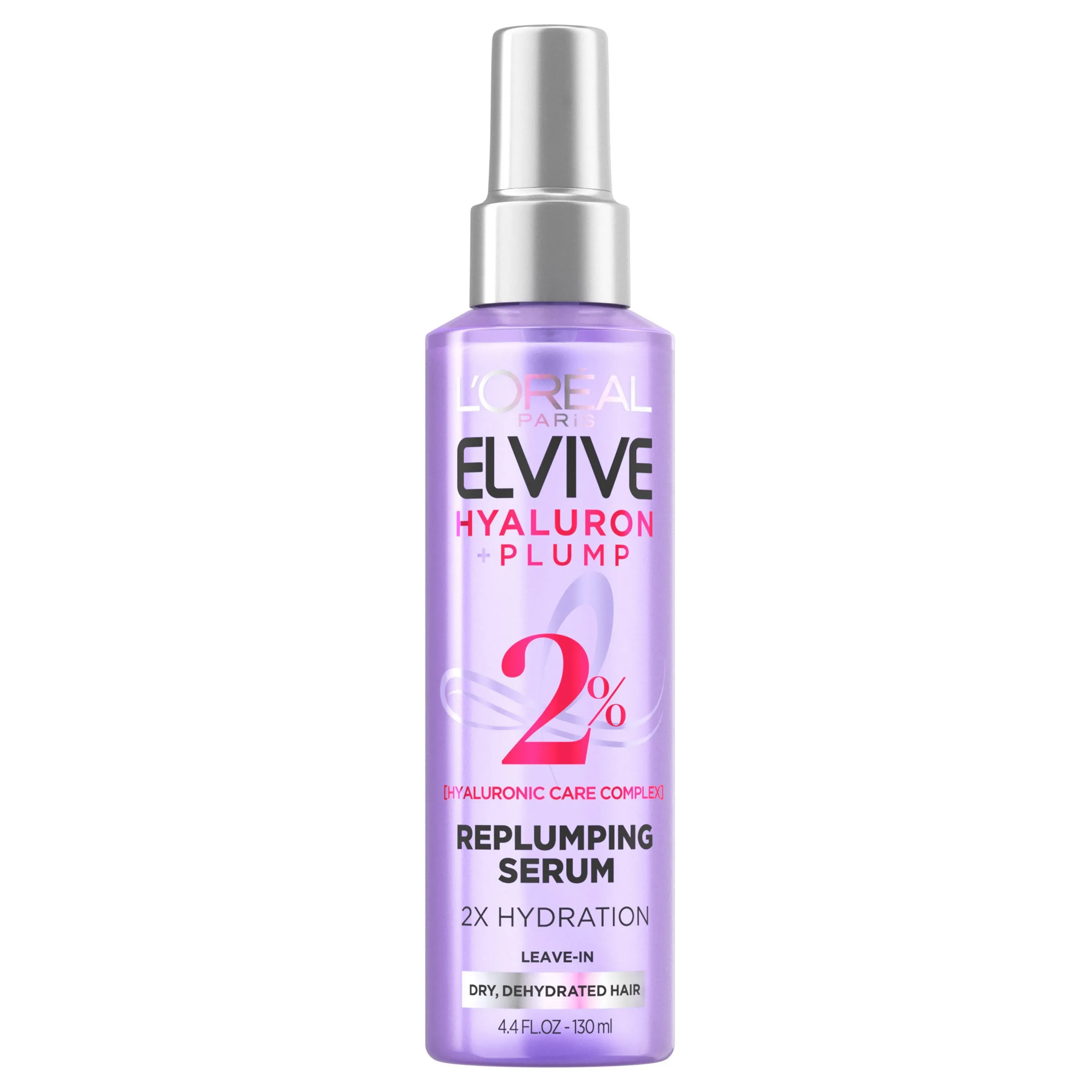 L'oreal Elvive Repluming Serum, 2% Hyaluronic Care Complex, Hyaluron + Plump - 4 ...