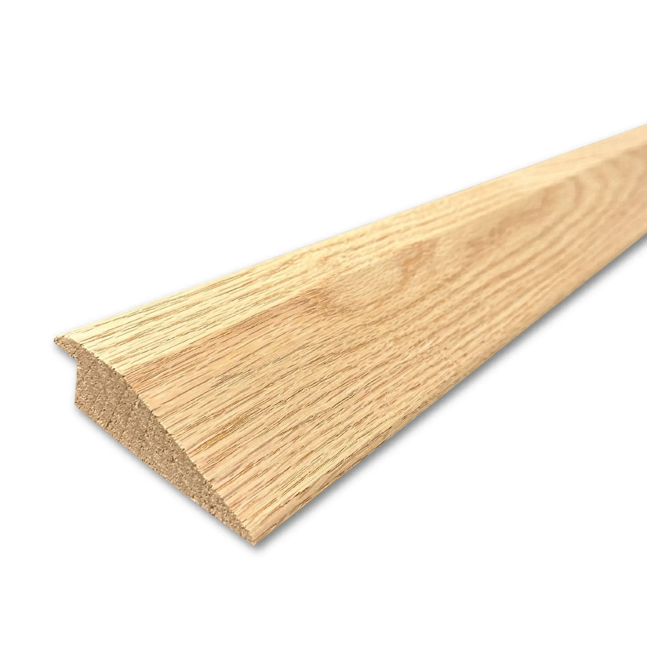 Oak Overlap Transition Strip for 1/2" Material 2 1/2" Wide (3 ft)