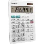 Sharp El-334w Large Desktop Calculator 12-Digit LCD