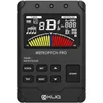 KLIQ Music Gear KLIQ MetroPitch-PRO - Rechargeable Metronome Tuner for All Instruments - with Guitar, Bass, Violin, Ukulele, and Chromatic Tuning