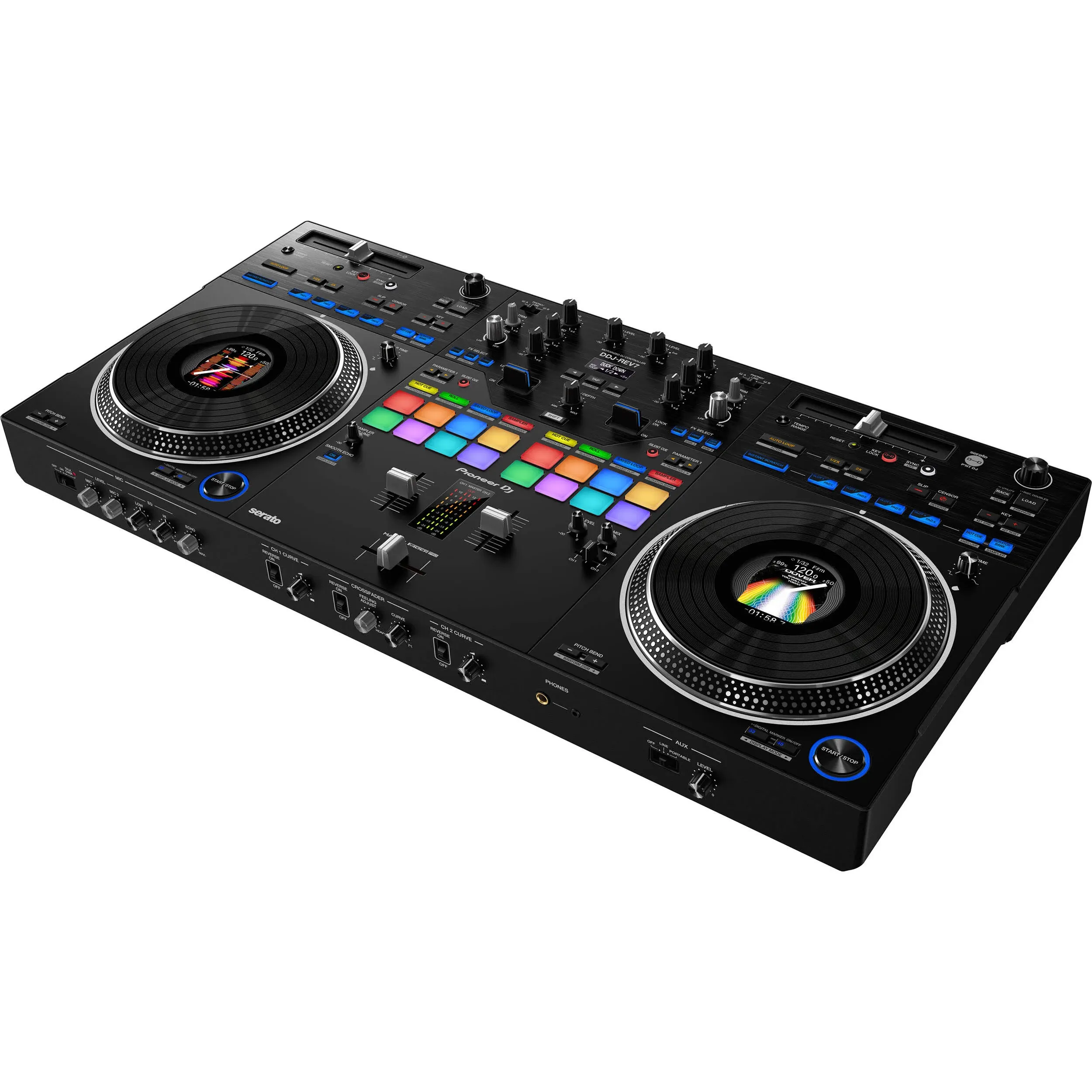 Pioneer DJ DDJ-REV7 2-Ch Battle/Scratch DJ Controller w/Serato DJ Pro Software