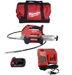 Milwaukee M18 Cordless Grease 2 Speeds Gun Kit, 18 V