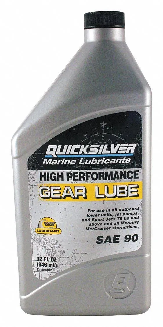 Quicksilver Performance Gear Lube (1 quart), 92-858064Q01