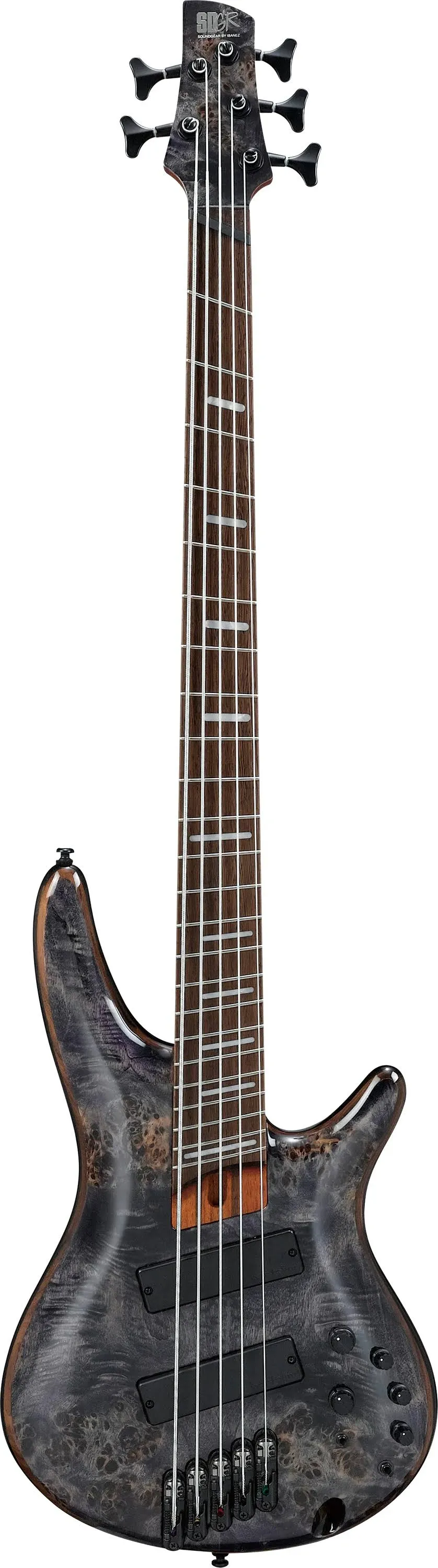 Ibanez SRMS805DTW Bass Workshop Multi-Scale 5-String Electric Bass, Deep Twilight