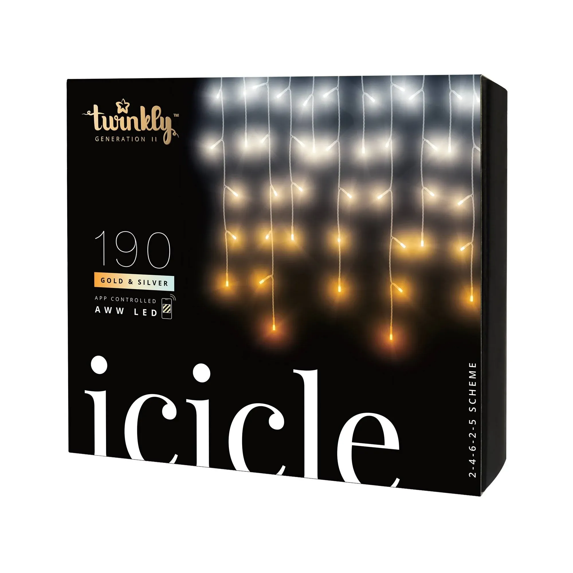 Twinkly 190 LED Icicle