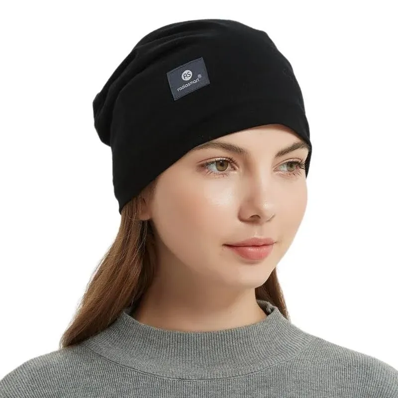 Radia Smart EMF Protection Slouch Beanie, 5G Anti-Radiation, RF Shielding, WiFi Radiation Protection, Brain Coat