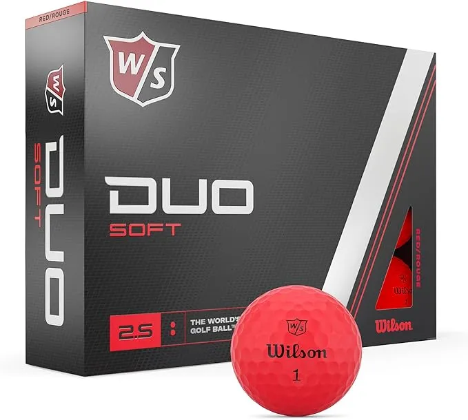 Wilson Staff DUO Soft White Personalized Golf Balls