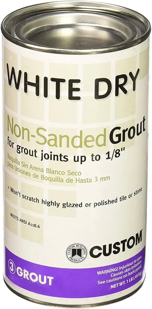 White Dry Tile Grout, 5 lb.