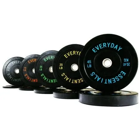 BalanceFrom Color Coded Olympic Bumper Plate Weight Plate