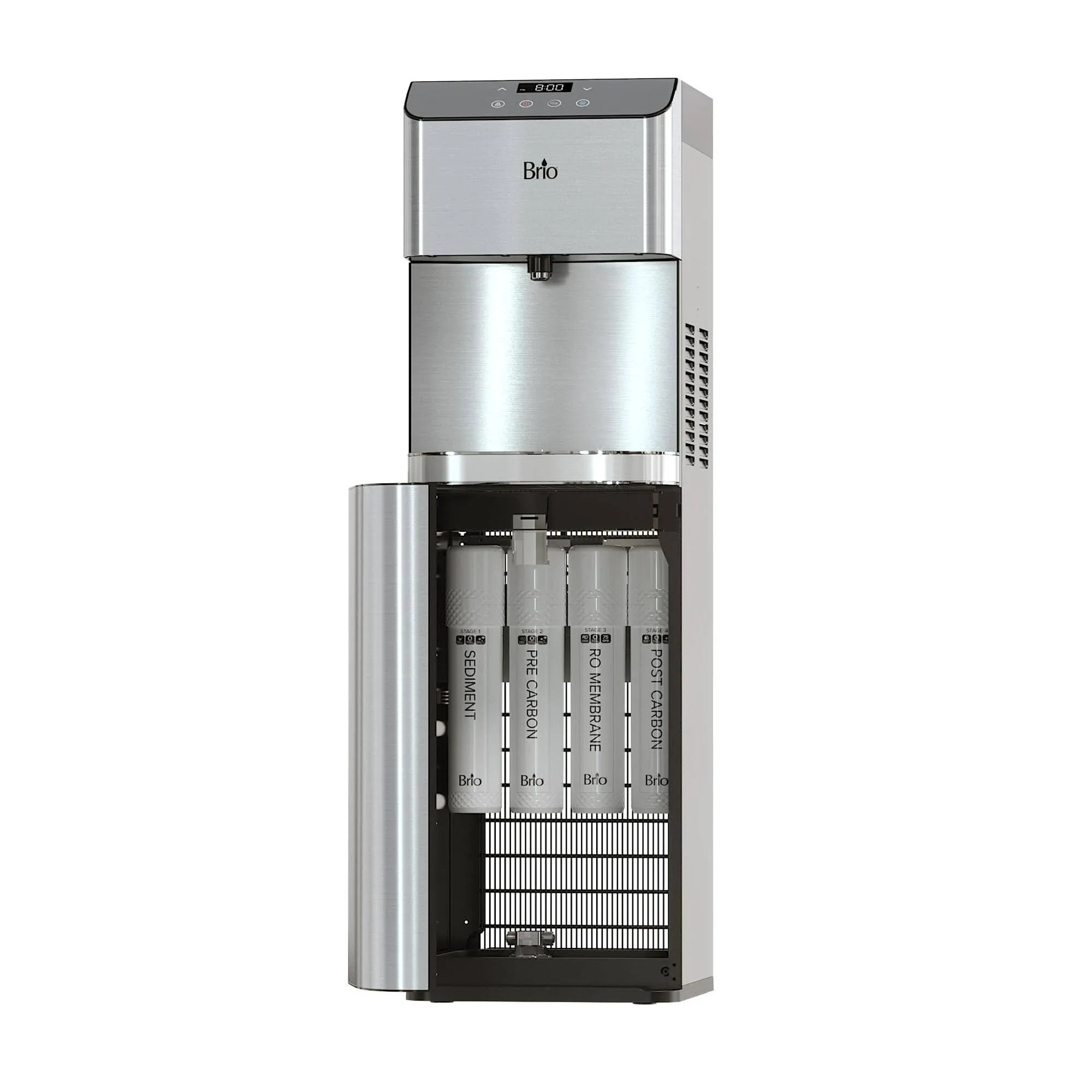 Brio Moderna UV Self Cleaning Bottleless Water Cooler Dispenser with Filtration