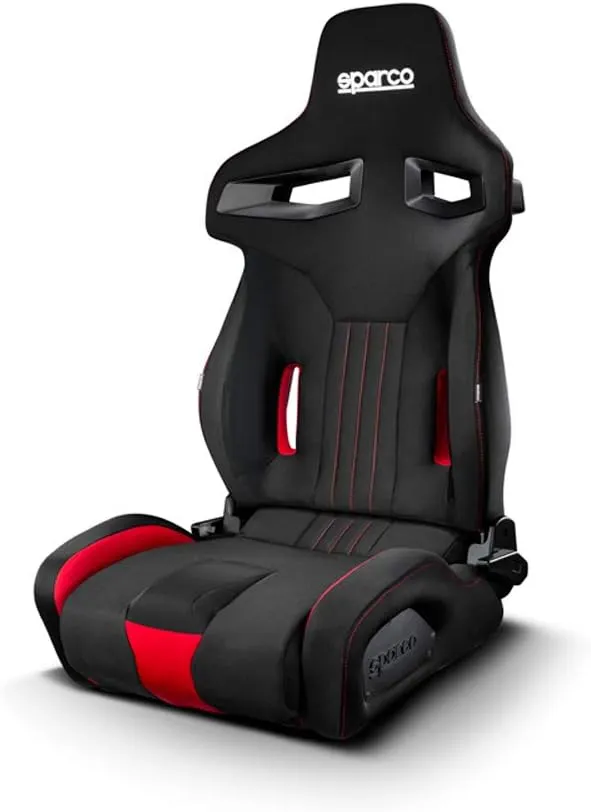 Sparco Sport Seat R333 Black/Red (Reclinable)