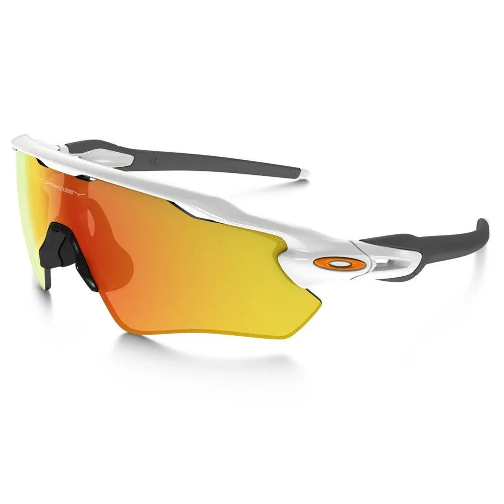 Oakley Radar EV Path Fire Iridium Sunglasses - Polished White