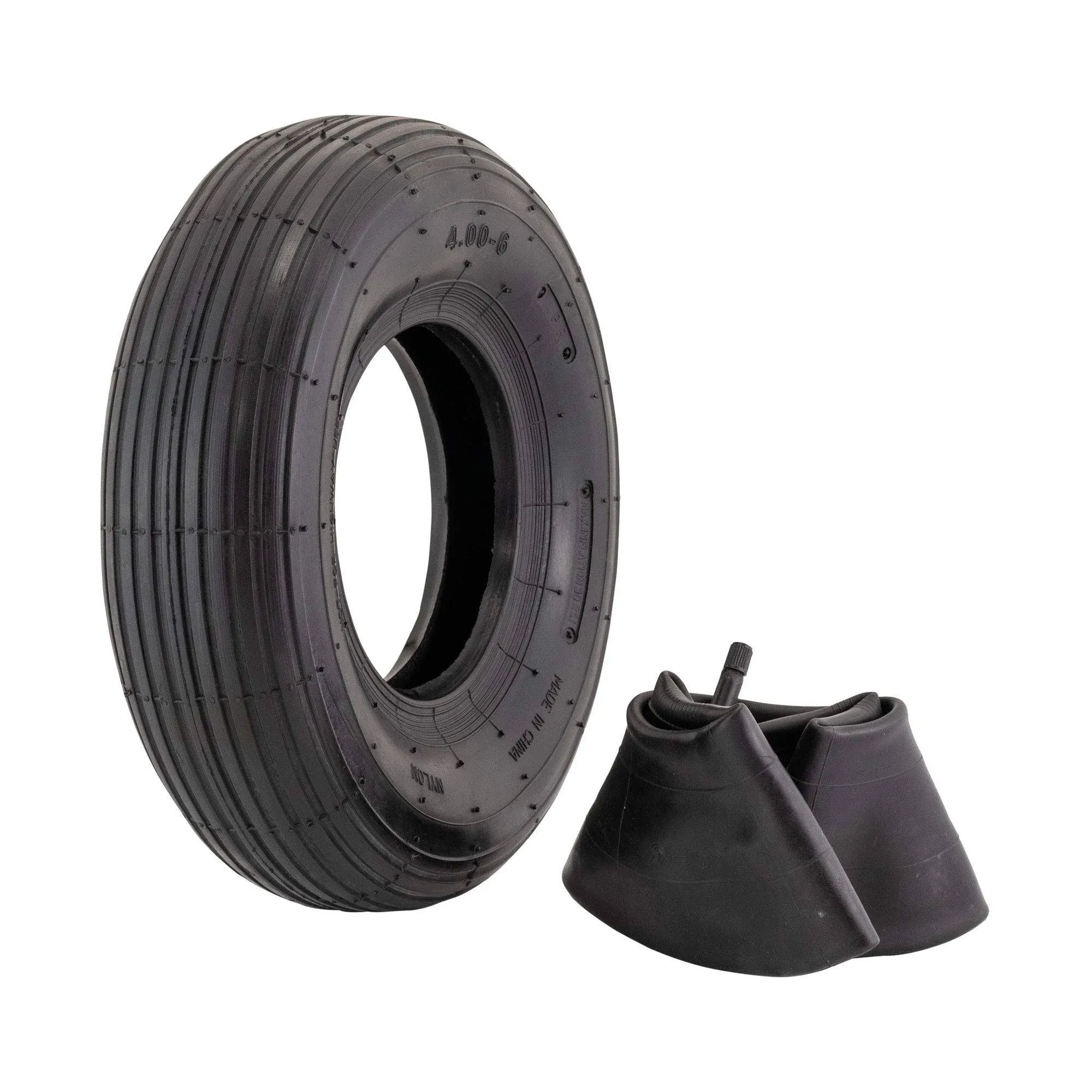 Marathon 4.00-6&#034; Replacement Pneumatic Wheel Tire and Tube