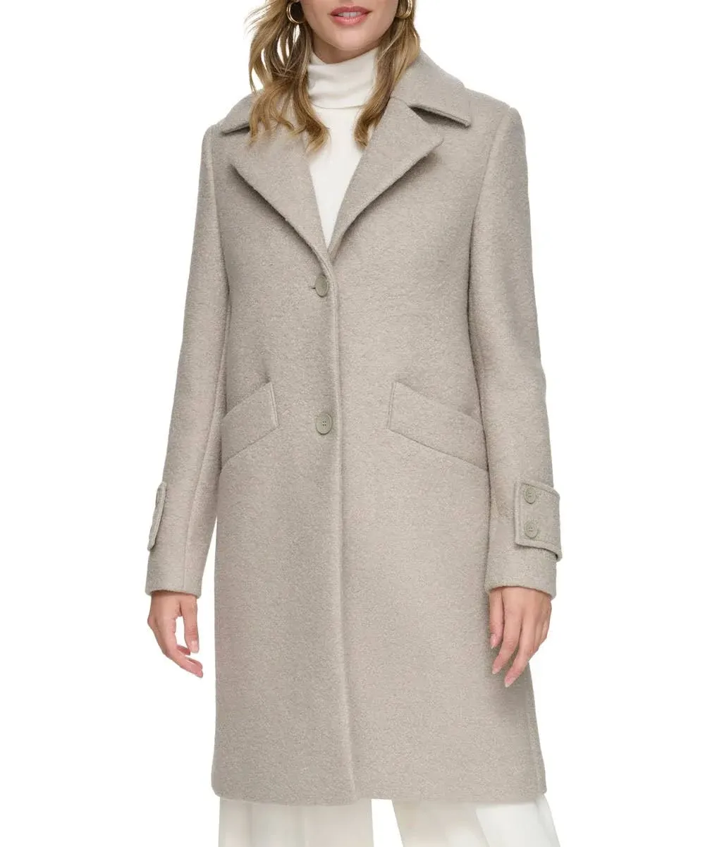 Andrew Marc Regine Wool-Blend Coat