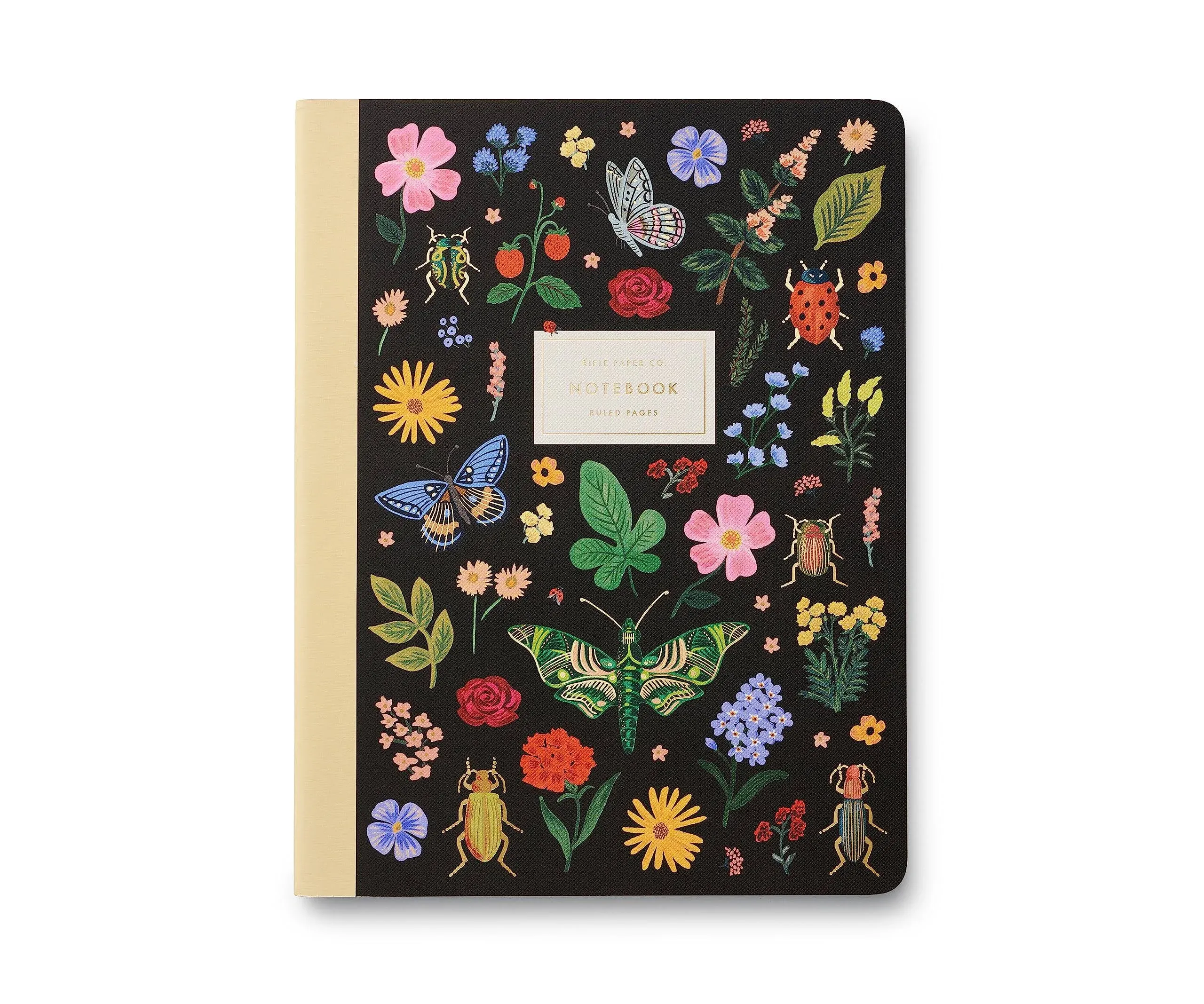 Rifle Paper Co. Curio Notebook, Saddle Stitch Binding, 80 Ruled Pages with ...