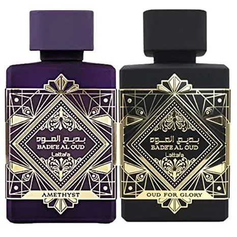 Bade'e Al Oud for Glory & Badee Al Oud Amethyst EDP-100ml by Lattafa