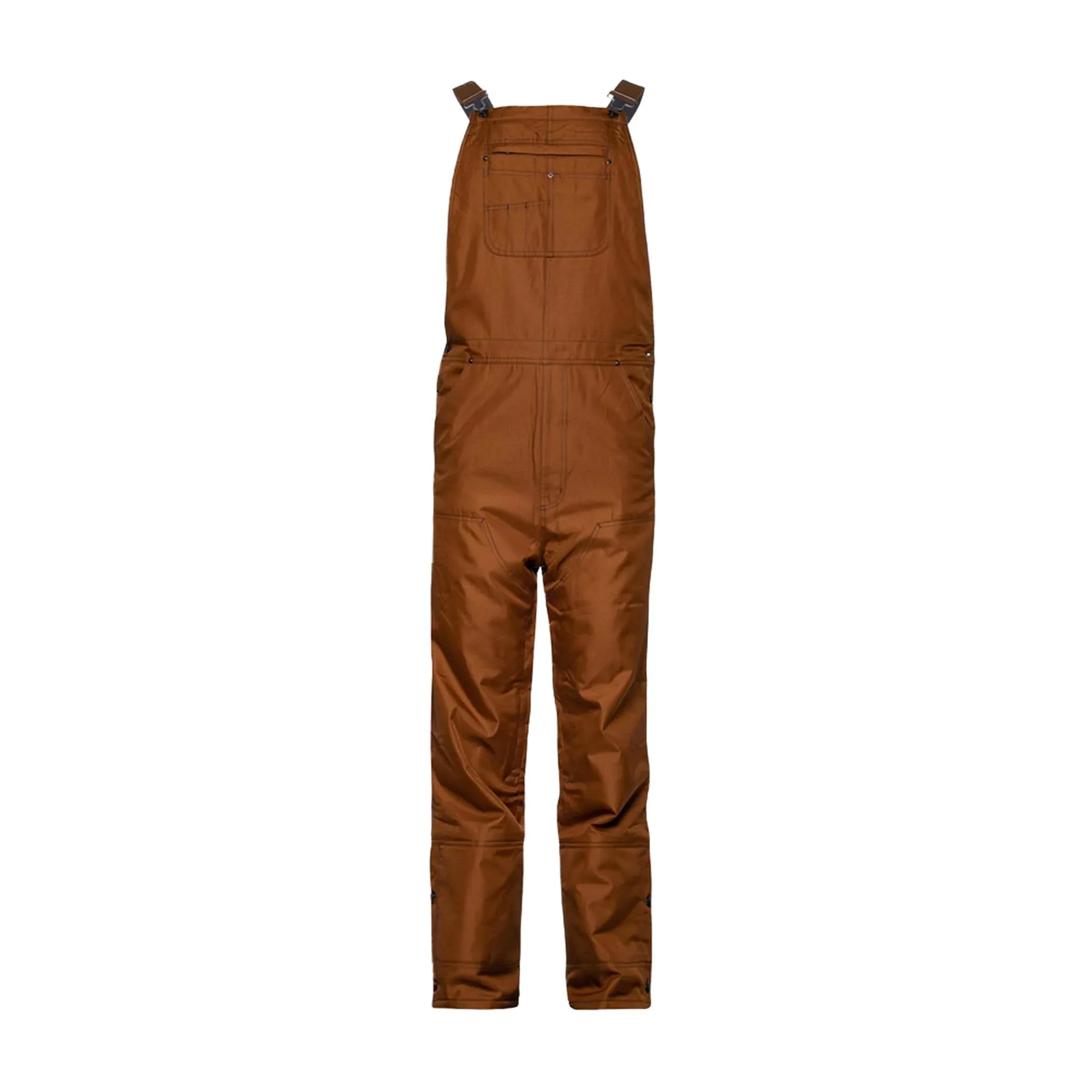 Men&#39;s Fleece Lined Insulated Reinforced Performance Cold Weather Outdoor Bib Overalls