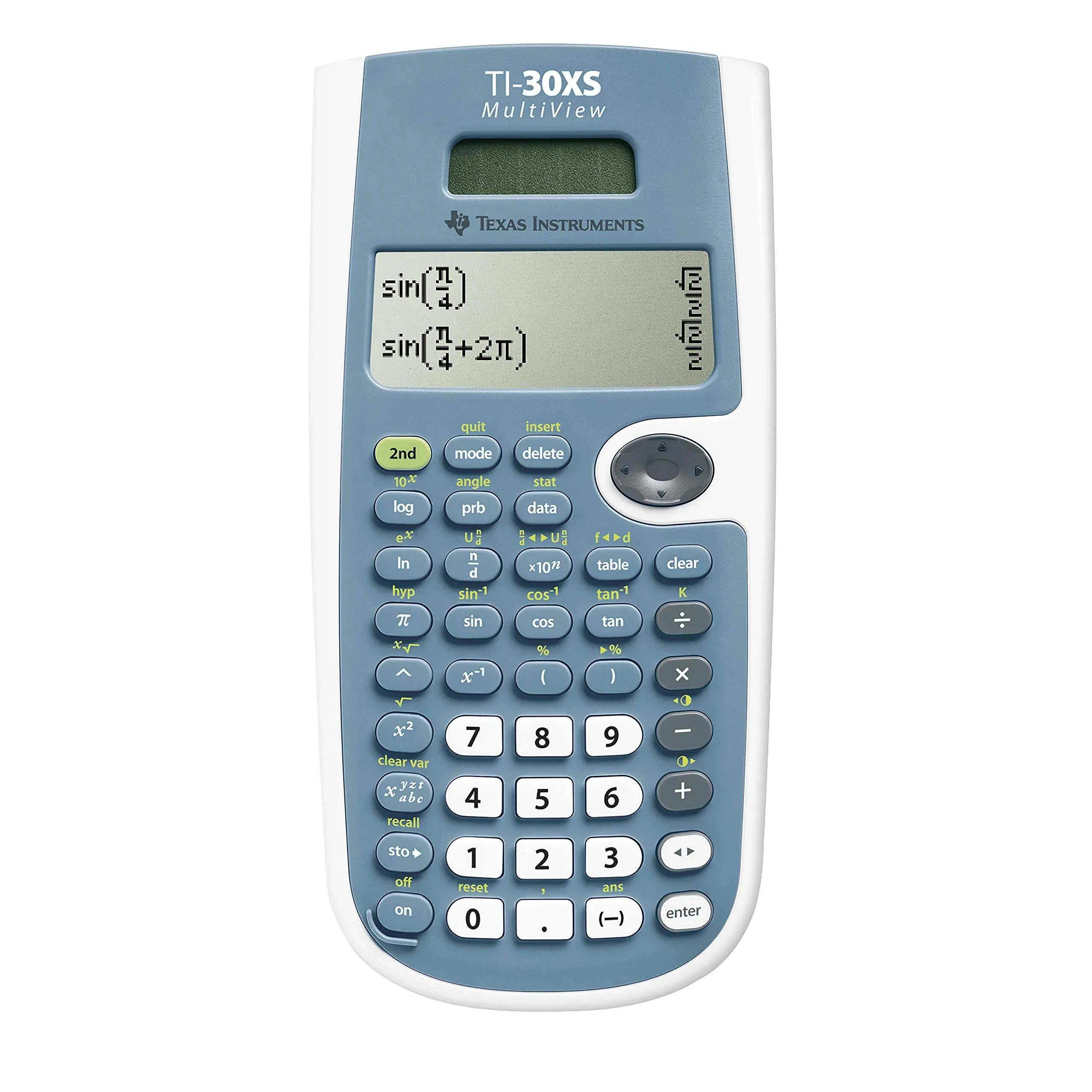 Texas Instruments TI-30XS MultiView Scientific Calculator - Blue