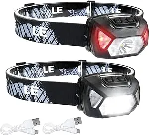 LE Rechargeable LED Headlamp Flashlights