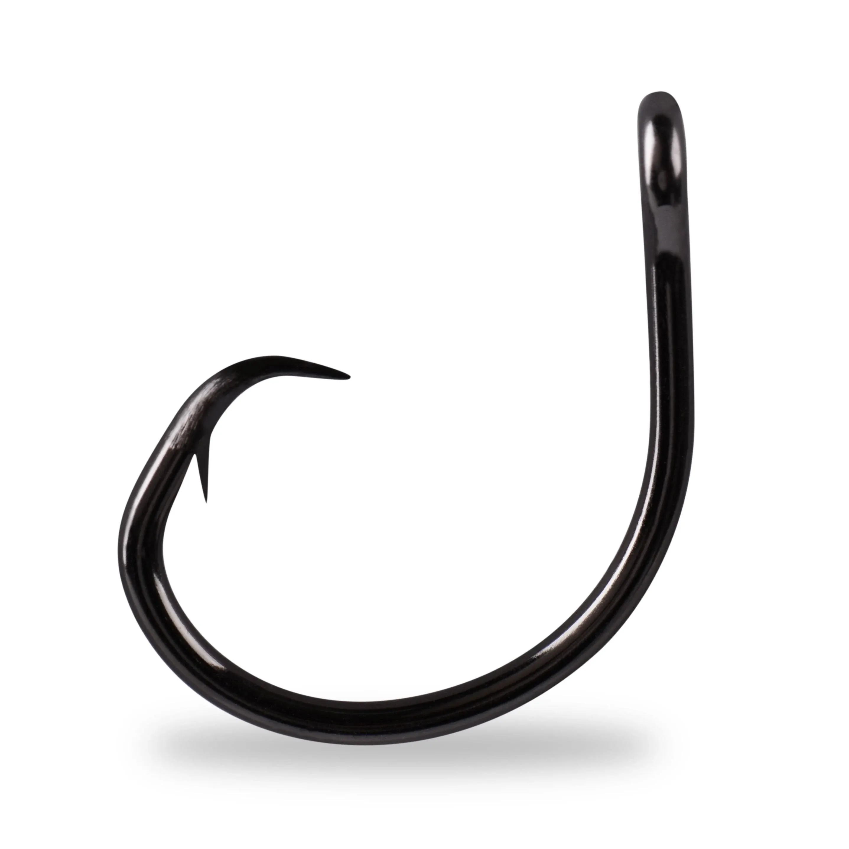 Mustad Demon Perfect Circle, in-Line, 3X Strong - Black Nickel-Size 6/0 - Pack of 7