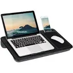 Lapgear Home Office Lap Desk - Black Carbon