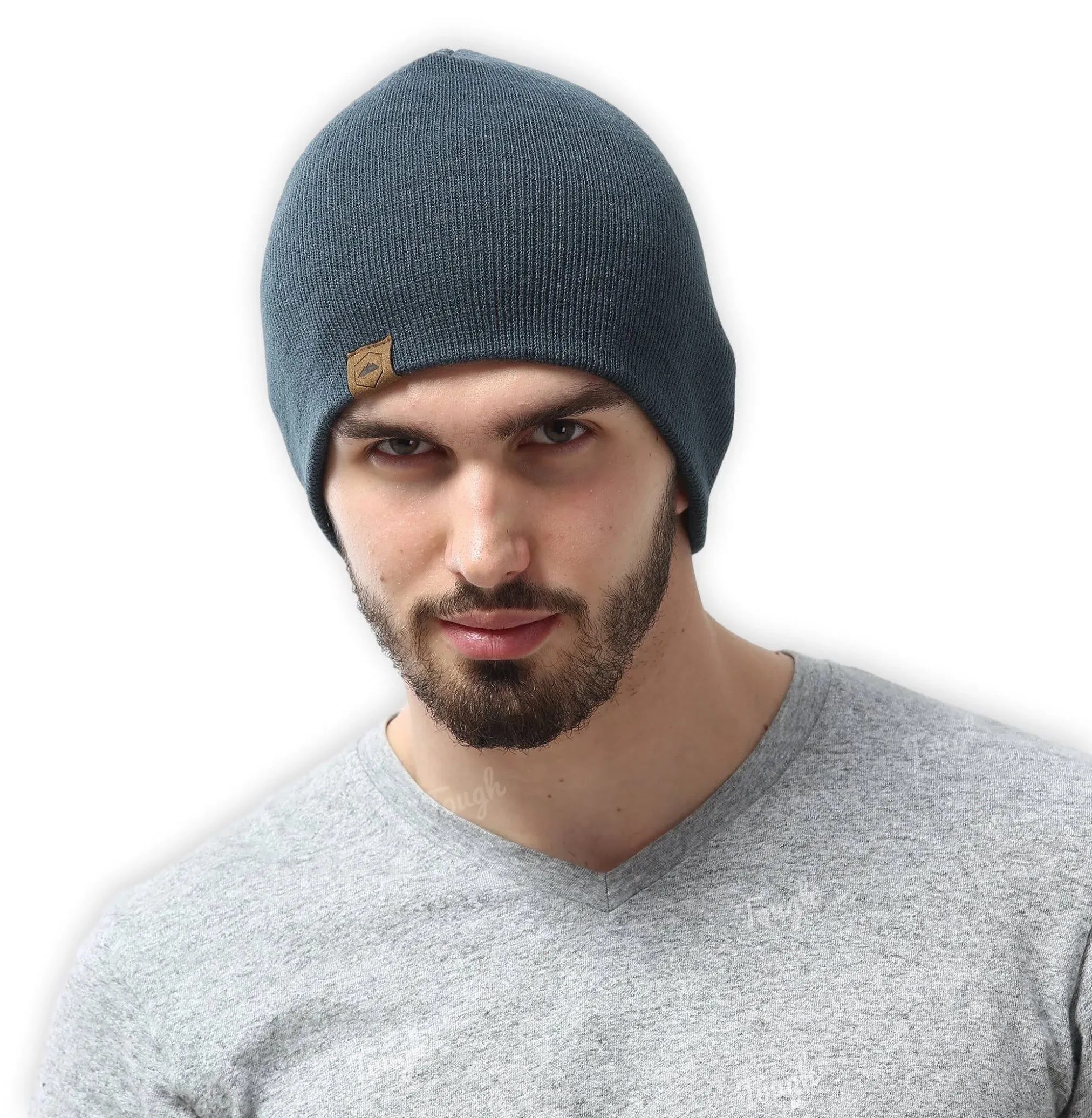 Tough Headwear Daily Knit Beanie - Beanies Hats for Men - Winter Hats for Men & Women - Warm Knitted Hats for Cold Weather