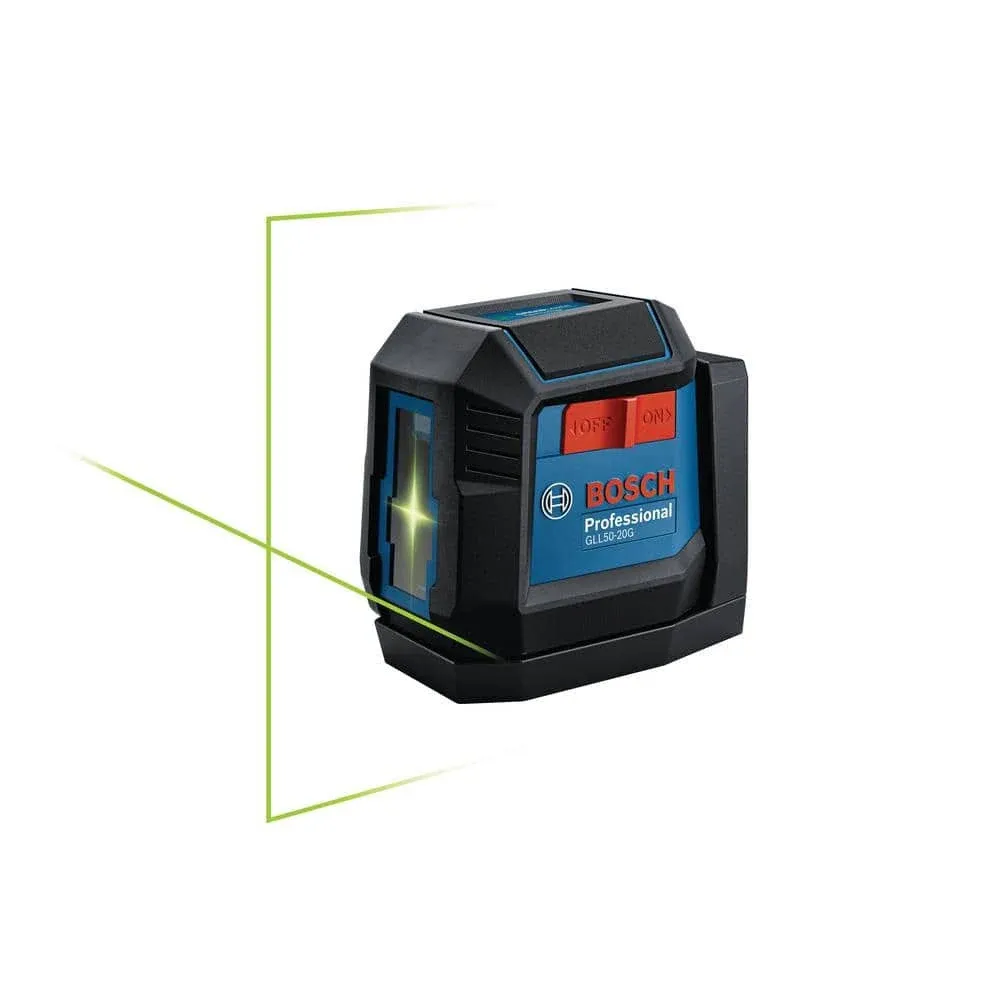 Bosch GLL50-20GL Green-Beam Self-Leveling Cross-Line Laser (Al Jlc)