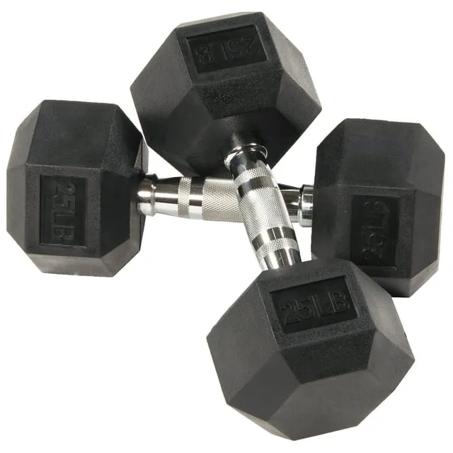 Mancuerna Hexagonal De Hierro Fundido De 5 Lb Individual Para Entrenamiento