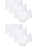 Hanes Men's Tagless Briefs 6-Pack White S