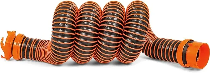 Camco 39863 Rhinoflex Sewer Hose Extension Kit with Swivel Fitting - Offers Maximum Protection, 10'