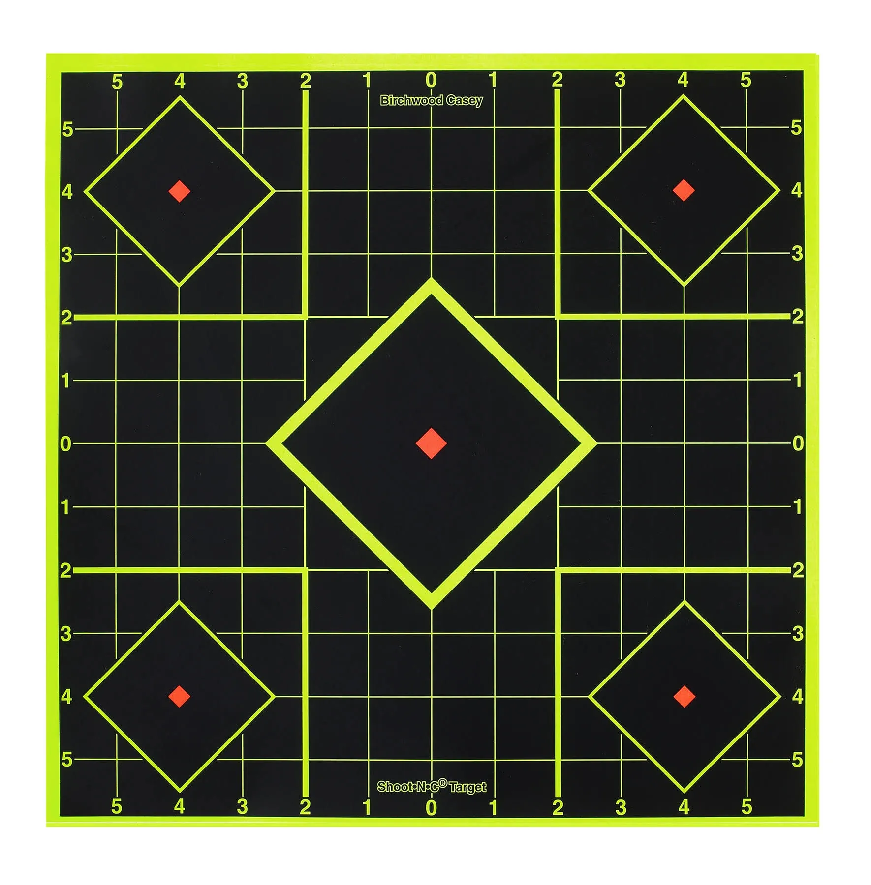 Birchwood Casey Shoot-N-C 8&#034; Sight-In Targets With 36 Pasters 6 Targets - 34105