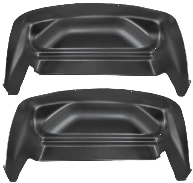 Rear Wheel Well Guards; Black (07-13 Sierra 1500)