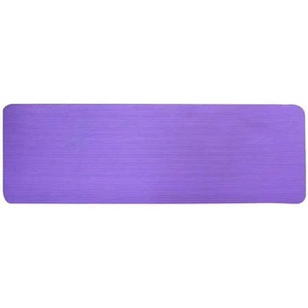 All Purpose 1/2-Inch Extra Thick High Density Anti-Tear Exercise Yoga Mat with Carrying Strap with Optional Yoga Blocks, Multiple Colors