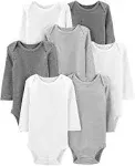 Simple Joys by Carter's unisex-baby 7-pack Long Sleeve Bodysuit