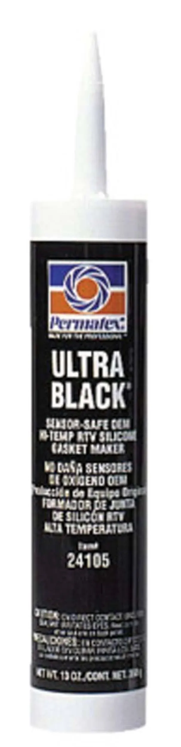 Permatex Ultra Black RTV Silicone Gasket Maker, 13 oz, 24105