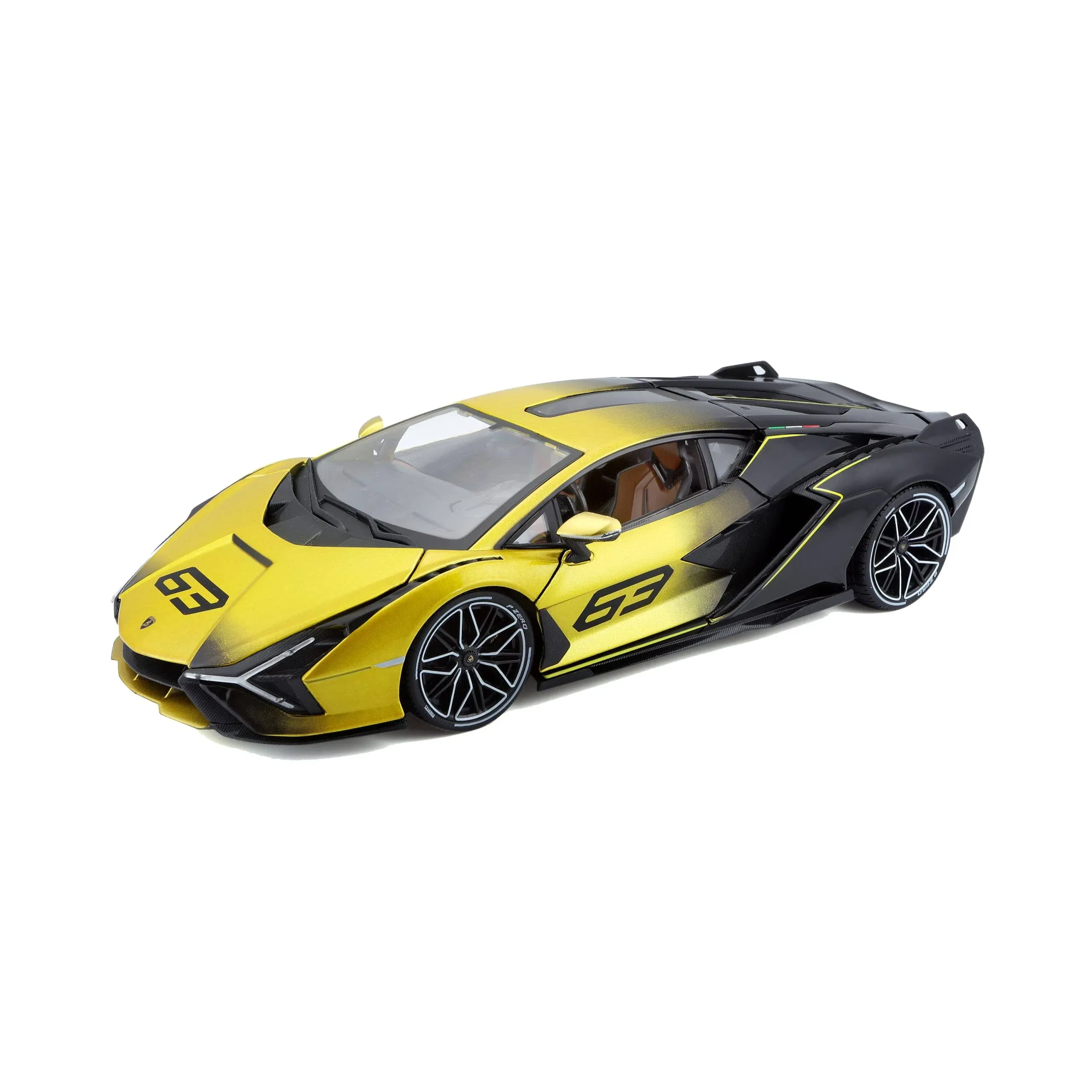 LAMBORGHINI SIAN HYBRID FKP37 2019 63 YELLOW / BLACK