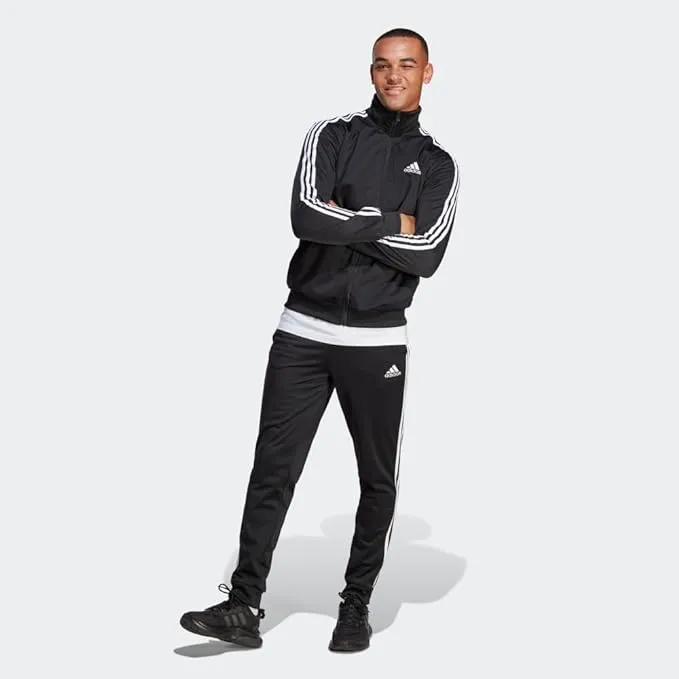 Adidas Mens Sportswear Basic 3-Stripes Tricot Track Suit