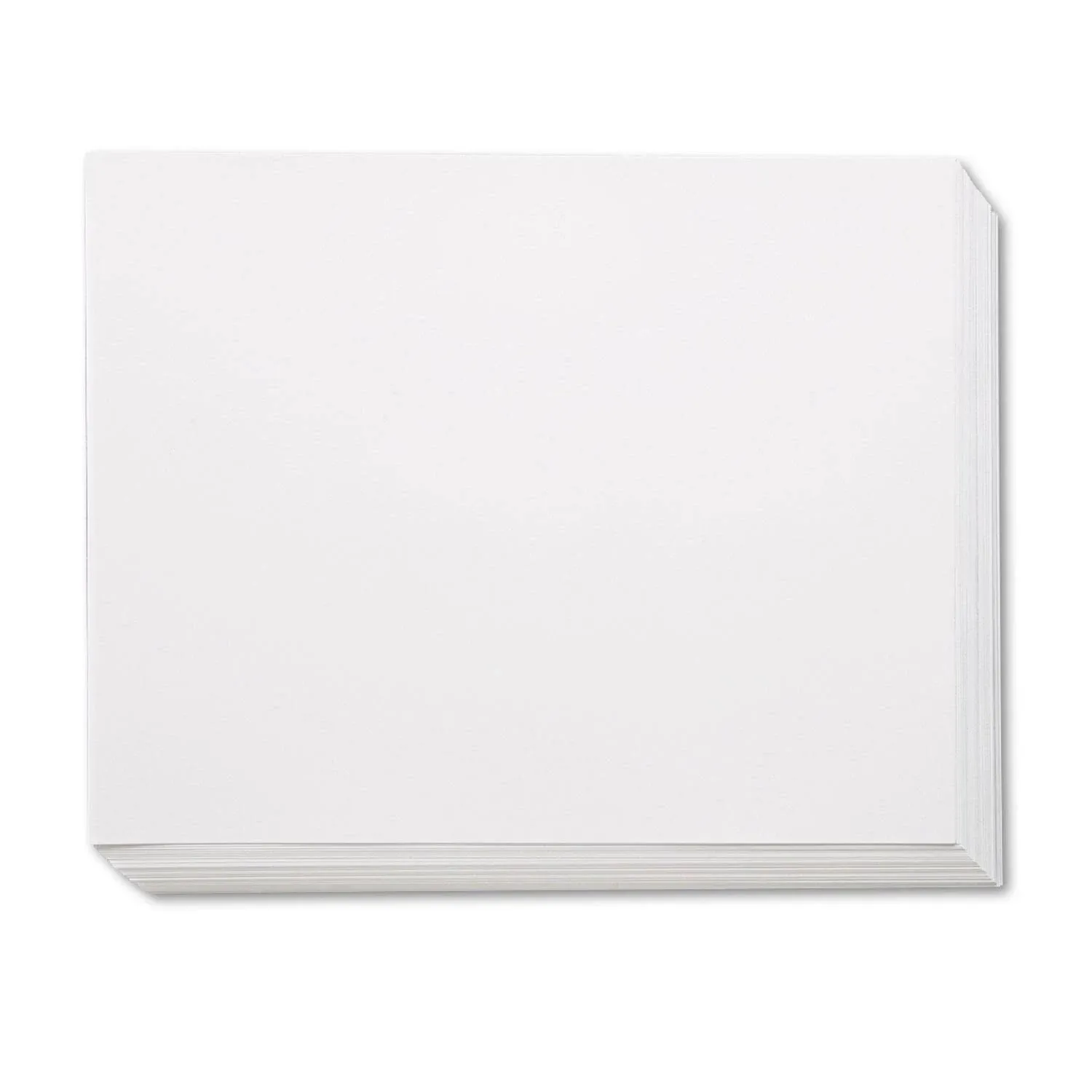 Pacon - Four-Ply Railroad Board, 22 x 28, White, 100/Carton