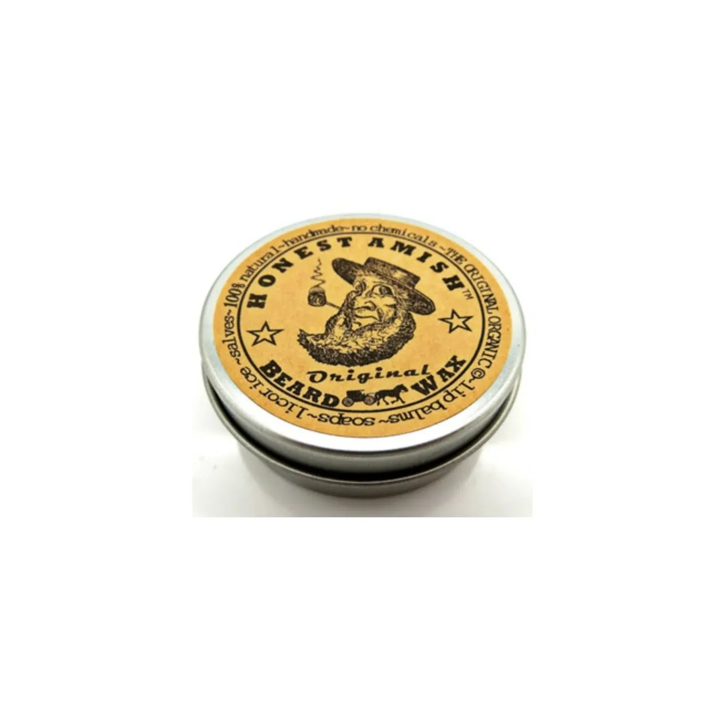 Honest Amish Original Beard Wax - All Natural and Organic