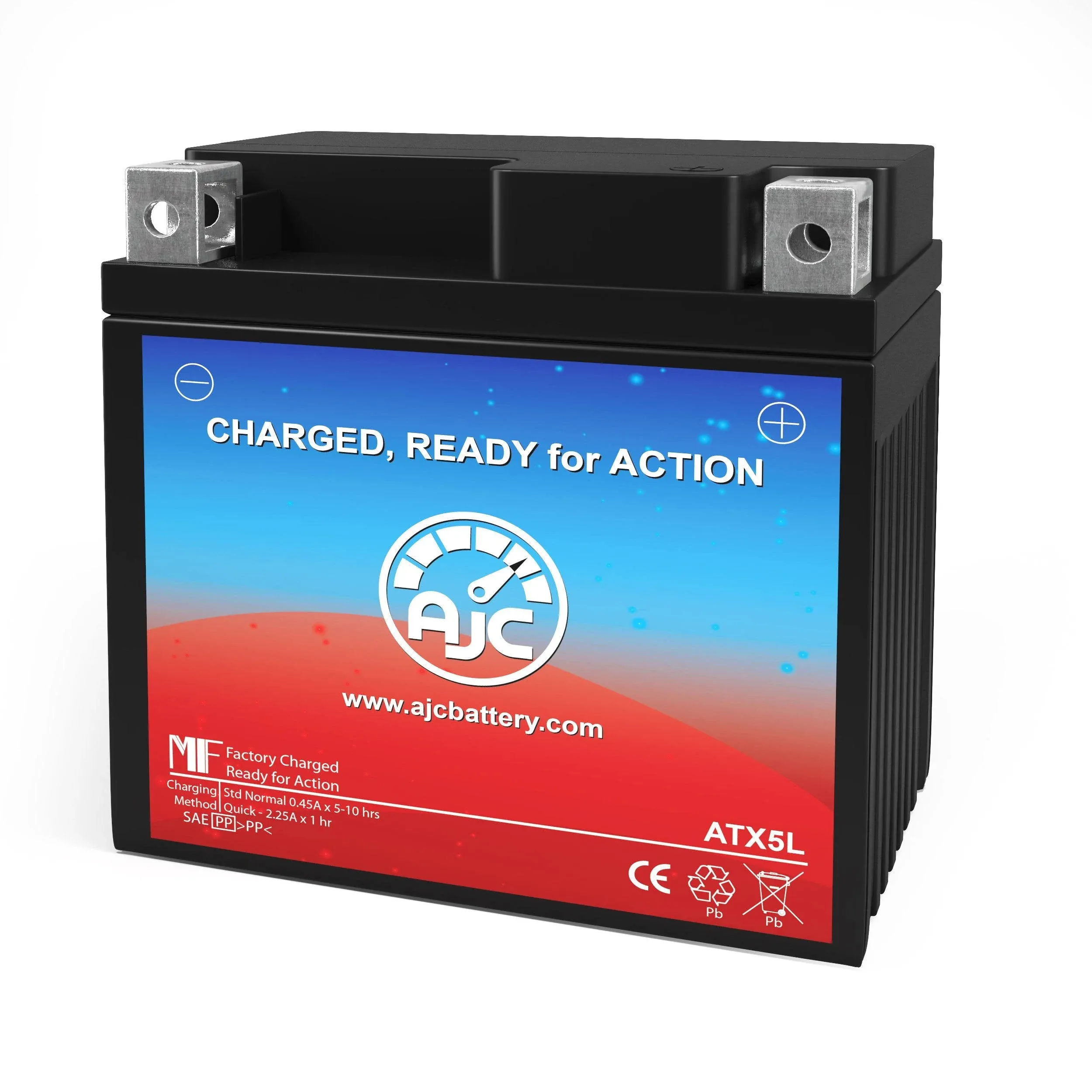 Power Sonic Ptx5l-bs Powersports Replacement Battery