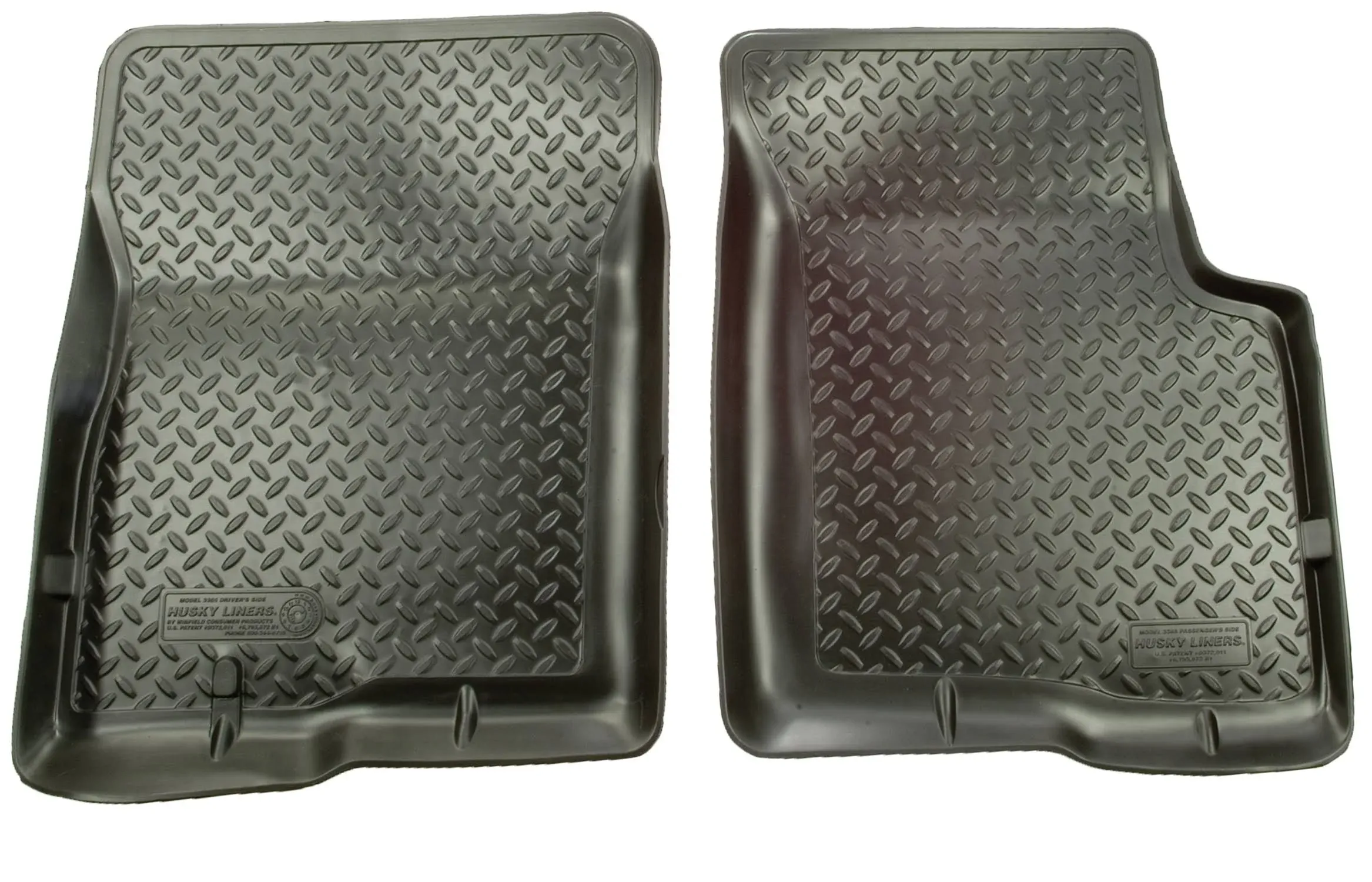 Husky Liners Classic Style Series | 2000-2004 Dodge Dakota, 1998-2000 Dodge Durango | Front Floor Liners, Black | 30781