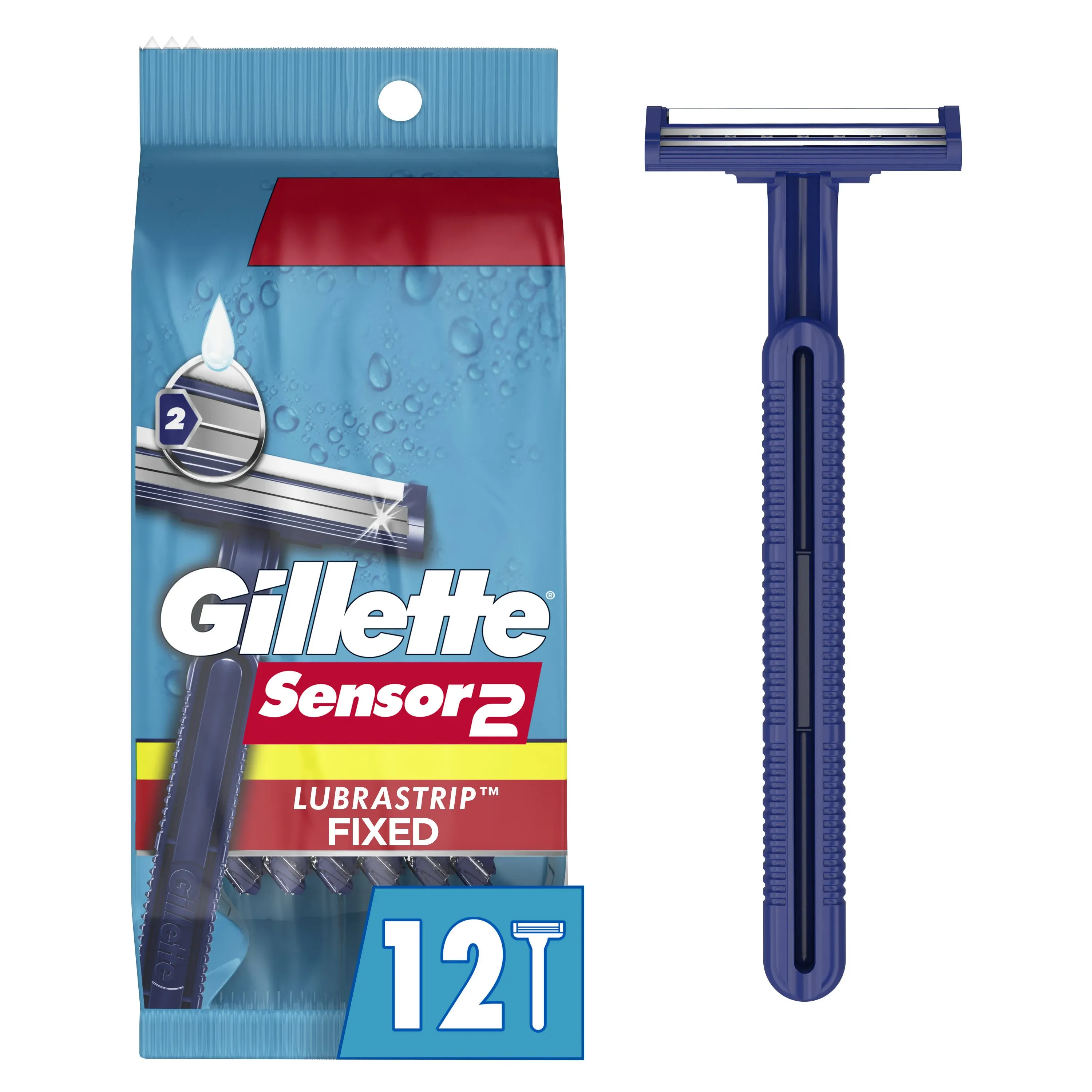 Gillette Sensor2 Disposable Razors - 12 count